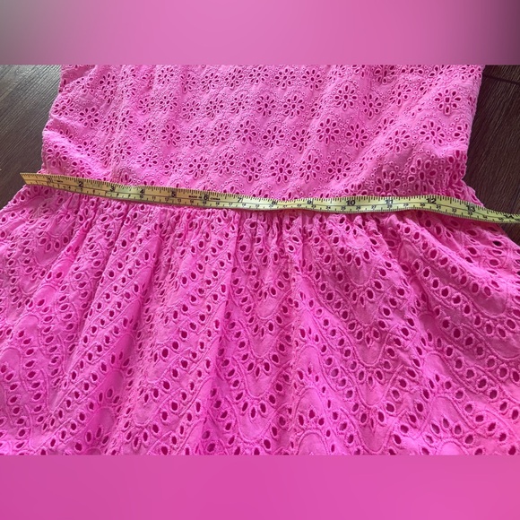 Vineyard Vines Pink Eyelet Ruffle Dress, size 2 - Picture 5 of 5